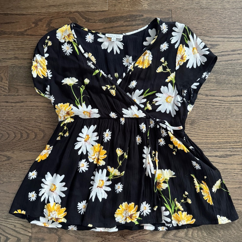 Daisy Peplum Top